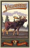 Northwest Art Mall 11 x 17 Poster Yellowstone Moose by Paul A. Lanquist