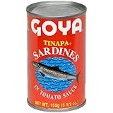 Goya Sardine Tomato Sauce-Tinapa, 5.5-Ounce Units (Pack of 50)