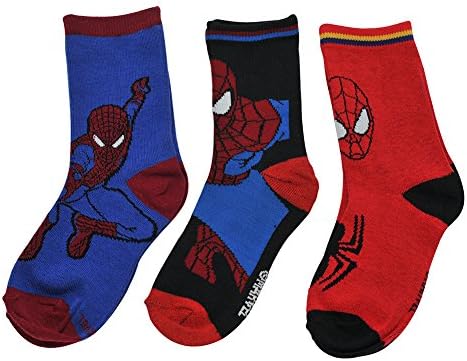 Baby Boy's Child's Superhero Spiderman Socks X3 Pairs(Fit for 3-6 yrs)