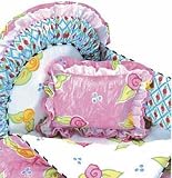 Amanda 4 Piece Crib Bedding Set (Hollywood Bumper)