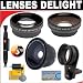 .42x HD Super Wide Angle Fisheye Lens + 2x Digital Telephoto Professional Series Lens + 0.5x Digital Wide Angle Macro Professional Series Lens + Lenspen Cleaning System + Deluxe DB ROTH Accessory Kit For The Pentax Optio Z10 Digital Camera