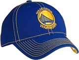 NBA Men's Golden State Warriors Structured Flex Hat - Tn67Z, Small/Medium , Team Color , Blue
