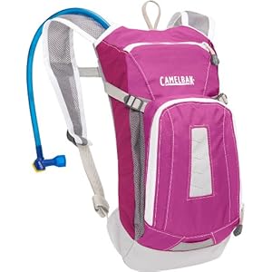 Camelbak Kid's Mini-M.U.L.E. Hydration Pack (50-Ounce/91 Cubic-Inch, Raspberry Swirl)