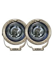 Automotive Parts and Accessories: Navigator NV-538W 3-3/8" Round Driving Light w/ Blue LED Accent Ring - Navigator