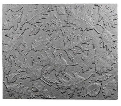 HomComfort CIFBLV Leaves Cast Iron Fireback Plates