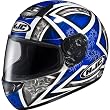HJC Daggar Men's CS-R1 Road Race Motorcycle Helmet w/ Free B&F Heart Sticker Bundle - MC-2
