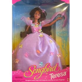 Barbie - Songbird TERESA Doll w Singing Songbird (1995) by Songbird Teresa
