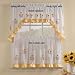 Sunnyside Sunflowers - Swag (pr) SHEER Kitchen Curtain