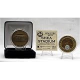 New York Mets Shea Stadium Authenticated Infield Dirt Coin