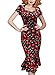 Totina Women's Vintage 1950s Pinup Mermaid Party Cocktail Evening Wiggle Dress
