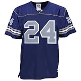 Majestic Penn State Nittany Lions #24 Navy Blue Youth Tackle Twill Football Jersey