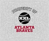 Atlanta Braves Property of Fleece Throw 58 x 48