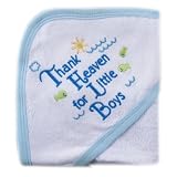 Luvable Friends Hooded Towel with Thank Heaven... by Luvable Friends