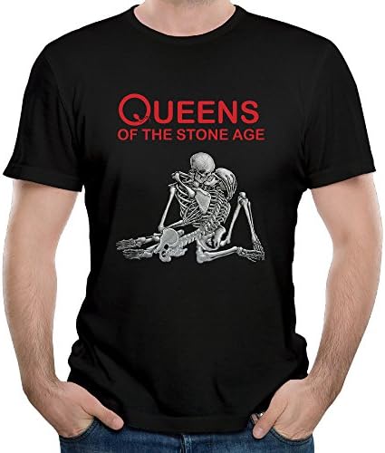 Mens Queens Of The Stone Age Long Tail Keywords Round Neck Dress Shirt Unique