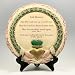 Irish Blessing Plaque with Claddagh Celtic Stone Look Inspirational Rock