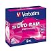 Verbatim  DVD-RAM Rohlinge 4,7GB 5x Jewel Case 5er Pack kratzfest