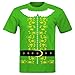 Elf Costume T Shirt Santa Christmas Holiday Shirt (Medium, Kelly Green)