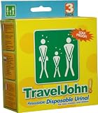 TravelJohn Disposable Urinal Bag - 6 x 3-Pack Health & Personal Care