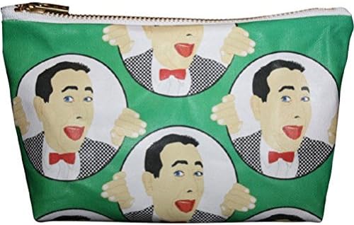Pee Wee Herman Pop Zipper Pouch and Makeup Bag - Illustrated and Handmade in the USA