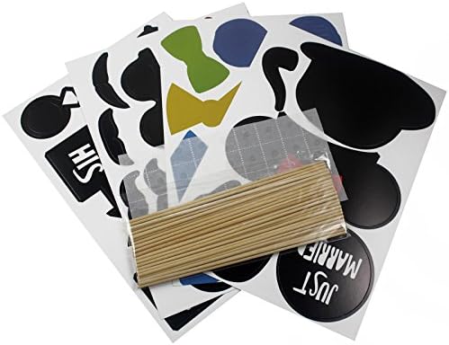 31pcs On A Stick Mustache Photo Booth Props Wedding Party Fun Birthday Favor Dec