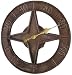 Outdoor Thermometers Sundial Style by Hen Feathers in Bronze