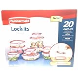 RubbermaidLock-its20PieceSetExtraSecureEasyFindLids