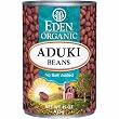 Eden Organic Aduki Beans, No Salt Added, 15-Ounce Cans (Pack of 12)