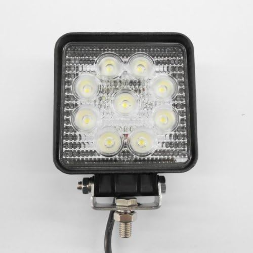 EastFace® 27W Square LED Work Light Lamp Off Road High Power ATV Jeep 4x4 Tractor Truck (60 Degree)Spot Light