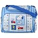 Blue Snoopy Large Baby Diaper Bag with Changing Pad + Plastic Wipes Case