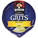 Quaker Instant Grits, Butter, 16.8 Ounce (Pack of 12)