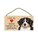 Bernese Mountain Dog (Love is being owned by) Door Sign 5''x10''