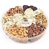 Oh! Nuts Holiday Freshly Roasted Nuts Gift Basket (Jumbo Nuts Gift Tray)
