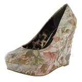 BETSEY JOHNSON Corsett Platform Wedge Womens Shoes
