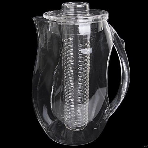 Silfox Fruit Infusion Pitcher |Interchangeable Ice & Infuser Cores| Beverage Dispenser