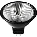 50 Watt - Black Coated Backing - MR16 - 12 Volts - EXN Flood - Open Face - Halogen Light Bulb - Superline Reflekto - Ushio 1000399