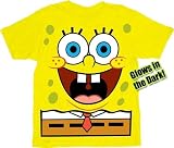 Spongebob Squarepants Jumbo Glow-in-the-Dark Yellow T-shirt Tee