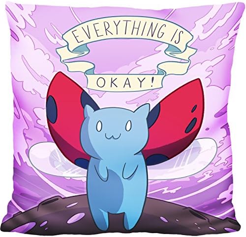 Catbug Bravest Warriors Licensed Everything Is Ok Throw Pillow By Squishable