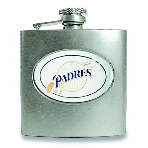 MLB San Diego Padres Stainless Steel Hip Flask 6oz