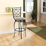 Dorel WM2413 Metal Bar Stool - Black