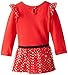Disney Baby Girls' 2 Piece Minnie Mouse Ruffle Top and Legging Set