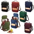 Duet 2-Bottle Wine & Cheese Tote w/ Accessories (Navy)