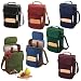 Picnic Time Duet 2-Bottle Wine & Cheese Tote w/ Accessories (Black/Green)