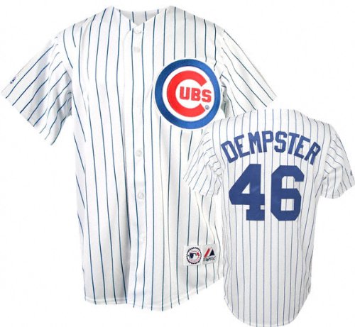 Ryan Dempster Jersey: Chicago Cubs Adult Home White #46