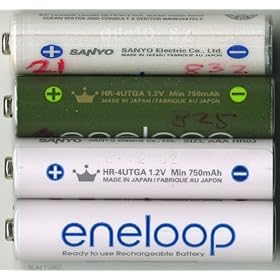 Sanyo Pre-Charged Rechargeable Batteries