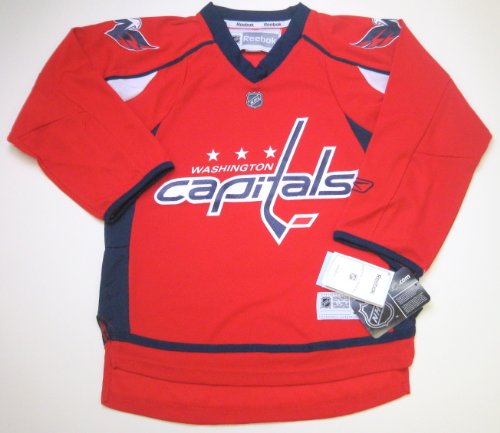 Washington Capitals Youth Jersey Reebok NHL Size S/M Red Team Color