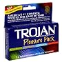 Trojan Condoms, Pleasure Pack, Lubricated (Twisted Pleasure, Her Pleasure, Intense Ribbed Shared Pleasure),12-Count Packages (Pack of 3)