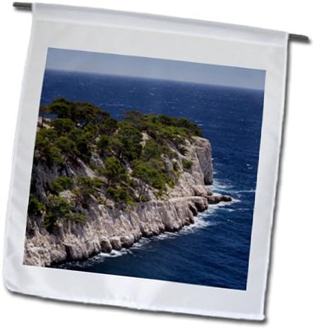 Danita Delimont - Provence - Rocky point, Cote dAzur, Provence, France - EU09 BJN0196 - Brian Jannsen - 18 x 27 inch Garden Flag (fl_135966_2)