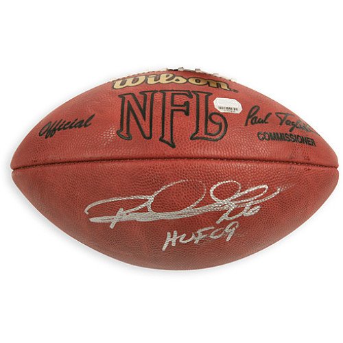 Mounted Memories Pittsburgh Steelers Rod Woodson Autographed Hall Of Fame 2009 Football