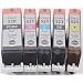 Canon Original CLI-521 Tintenpatronen Multipack cyan, magenta ,gelb + CLI-521BK + PGI-520BK