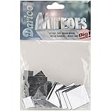 Square Glass Mirror Assorted Sizes, 25/Pkg